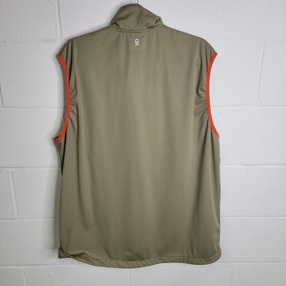 Little Donkey Andy Vest Men's Softshell Full Zip XXL Golf Vest Tan Orange - Picture 2 of 6